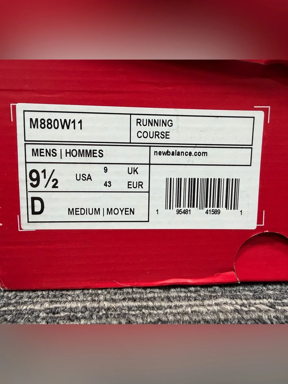 New Balance m880w11 cushioned